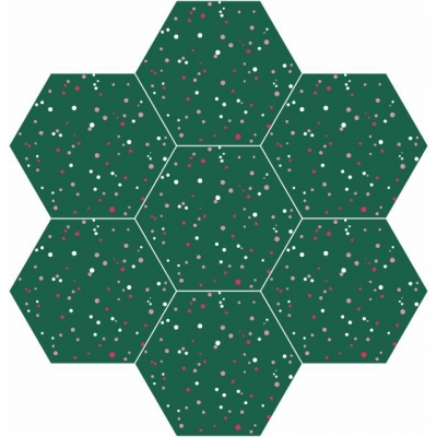 Цементная плитка Luxemix ручной работы. Коллекция Сhips Dots (Точки)