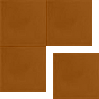 Моноцветная цементная плитка Luxemix формата 25x25см. Цвет 8023 (коричневый).