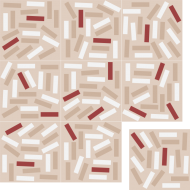 Цементная плитка Luxemix ручной работы. Коллекция Сhips rectangle (прямоугольники)